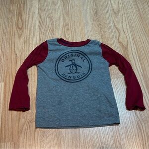 Original Penguin Longsleeve‎ toddler boys top 4T